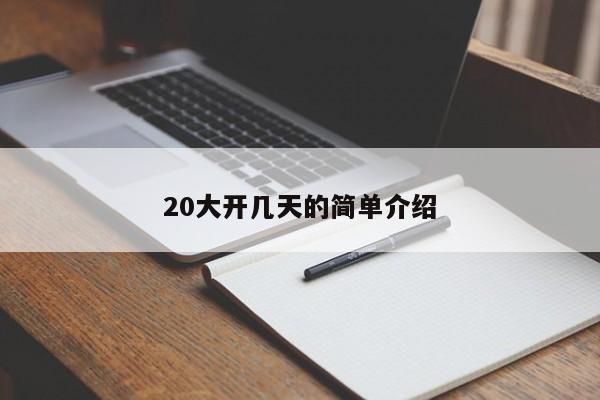 20大開幾天的簡單介紹